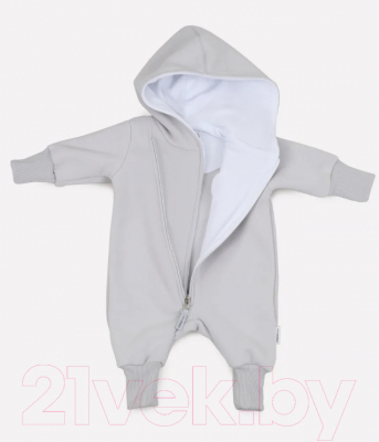 Комбинезон прогулочный детский MOWbaby Fancy 6-9м / 152/4-6-9 (Arctic Grey)