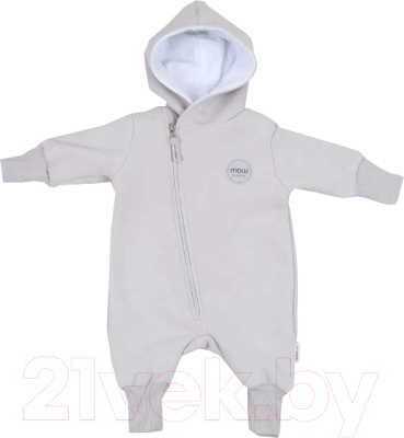 Комбинезон прогулочный детский MOWbaby Fancy 9-12м / 152/4-9-12 (Arctic Grey)