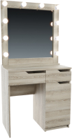 Туалетный столик с зеркалом Мир Мебели SV-23S с подсветкой - 