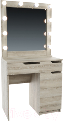 Туалетный столик с зеркалом Мир Мебели SV-23S с подсветкой