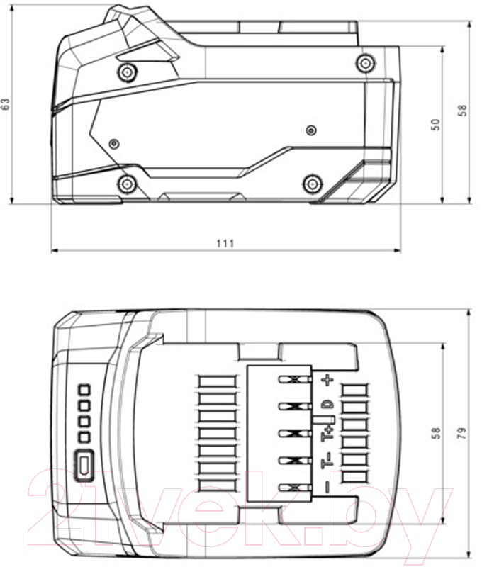 Аккумулятор для электроинструмента Metabo 625027000