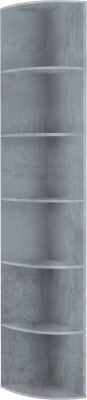 Угловое окончание для шкафа Е1 Экспресс УТ2200 (бетон)