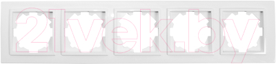 Рамка для выключателя El-Bi Zena / 500-015600-250 (белый)