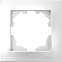 Рамка для выключателя El-Bi Vega / 510-011000-271 (серебристый) - 