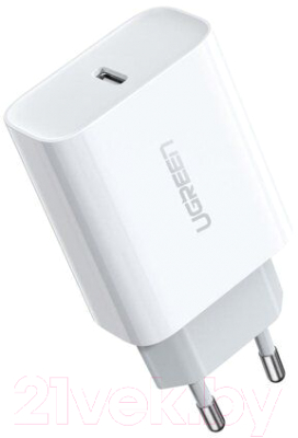 Зарядное устройство сетевое Ugreen  CD137 / 50698 (белый)