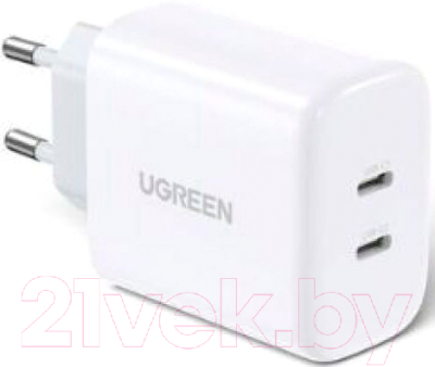 Зарядное устройство сетевое Ugreen CD243 / 10343 (белый)
