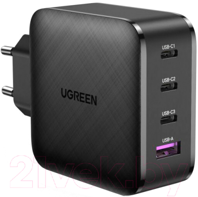 Зарядное устройство сетевое Ugreen CD224 / 70774 (черный)
