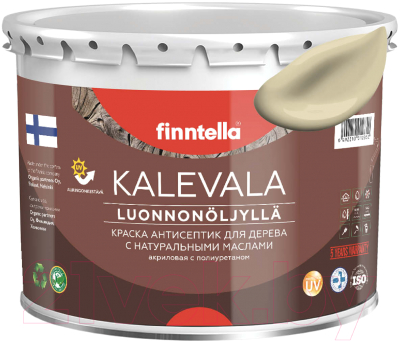 Краска Finntella Kalevala Матовая Hiekka / F-13-1-3-FL070 (2.7л, светло-песочный)