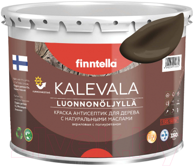 Краска Finntella Kalevala Матовая Suklaa / F-13-1-3-FL072 (2.7л, коричневый)