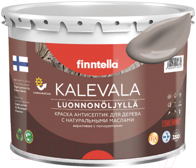 Краска Finntella Kalevala Матовая Kaakao / F-13-1-3-FL075 (2.7л, светло-коричневый)