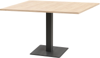 Обеденный стол Millwood Хельсинки Л18 100x70 (дуб золотой Craft/металл черный) - 
