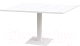 Обеденный стол Millwood Хельсинки Л18 100x70 (дуб белый Craft/металл белый) - 