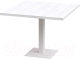 Обеденный стол Millwood Хельсинки Л18 90x90 (дуб белый Craft/металл белый) - 
