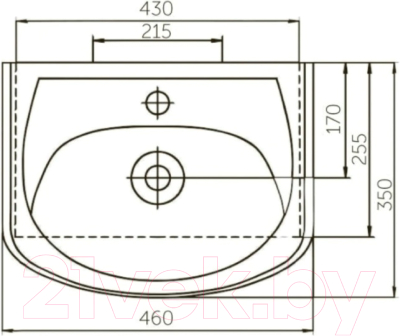 Изображение товара Умывальник Doratiz Уют 50 / 0302.744