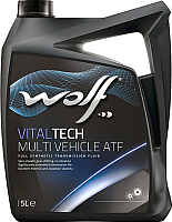 Трансмиссионное масло WOLF VitalTech Multi Vehicle ATF / 3010/5 (5л) - 
