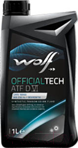 

Трансмиссионное масло WOLF, OfficialTech ATF DVI / 3008/1