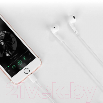 Наушники-гарнитура Hoco L7 Plus Lightning AirPods (белый)