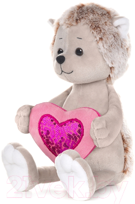 Мягкая игрушка Maxitoys Luxury Ежик с сердечком / MT-GU042021-1-20