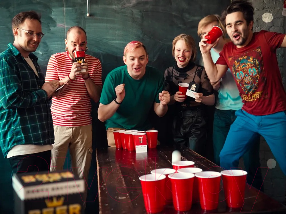 Настольная игра GaGa Beer Pong. Королевский бирпонг / GG328