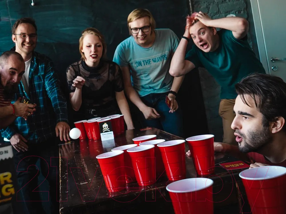 Настольная игра GaGa Beer Pong. Королевский бирпонг / GG328