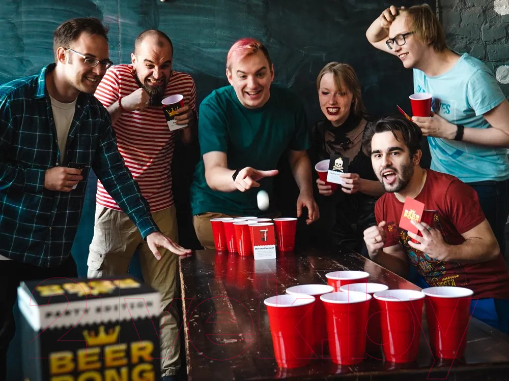 Настольная игра GaGa Beer Pong. Королевский бирпонг / GG328