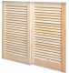 Миниатюра изображения товара Дверца жалюзийная Альфалес 850x444
