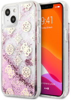 

Чехол-накладка Guess, Liquid Glitter для iPhone 13 mini / GUHCP13SLGPEPI
