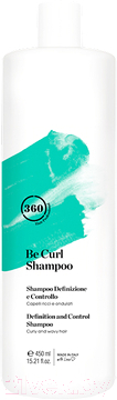 Шампунь для волос Kaaral 360 Be Curl Дисциплинирующий для вьющихся и волнистых волос (1л)