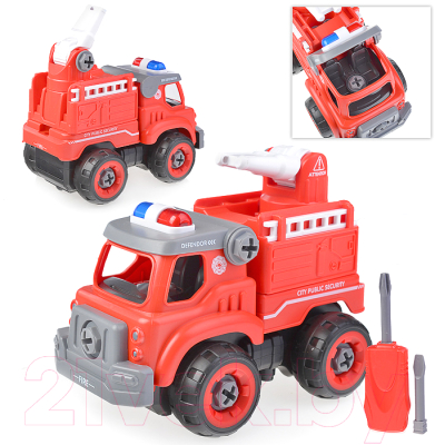 Игрушка-конструктор Play Smart Пожарная машина / 01361