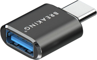 Адаптер Breaking USB-A - USB-C / 24501 (черный) - 