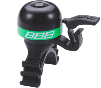Звонок для велосипеда BBB MiniFit / BBB-16 (черный/зеленый) - 
