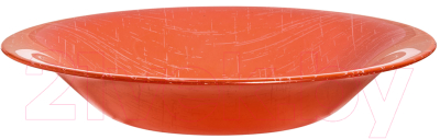 Тарелка столовая глубокая Luminarc Poppy / 10V0108