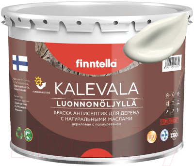 Краска Finntella Kalevala Матовая Antiikki / F-13-1-3-FL124 (2.7л, белый)