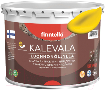 Краска Finntella Kalevala Матовая Keltainen / F-13-1-3-FL129 (2.7л, желтый)