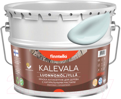 Краска Finntella Kalevala Матовая Kylma / F-13-1-9-FL007 (9л, холодный голубой)