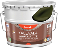 Краска Finntella Kalevala Матовая Kombu / F-13-1-9-FL020 (9л, буро-зеленый) - 