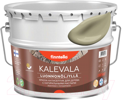 Краска Finntella Kalevala Матовая Wai / F-13-1-9-FL023 (9л, серо-зеленый)