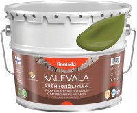Краска Finntella Kalevala Матовая Ruoho / F-13-1-9-FL030 (9л, травяной зеленый) - 