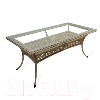 Стол садовый AIKO Deco 7035П прямоугольный 180x90x75 (8 мест)