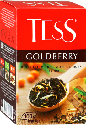 Чай листовой Tess Goldberry Black Tea / Nd-00001922 (100г)