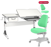 

Парта+стул Anatomica, Smart-60 Armata с органайзером и ящиком