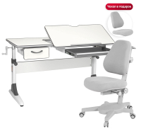 

Парта+стул Anatomica, Smart-60 Armata с органайзером и ящиком