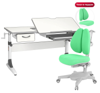 

Парта+стул Anatomica, Smart-60 Armata Duos с органайзером и ящиком