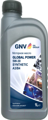 Моторное масло GNV Global Power Synthetic 5W30 / GGP1011064010130530001 (1л)