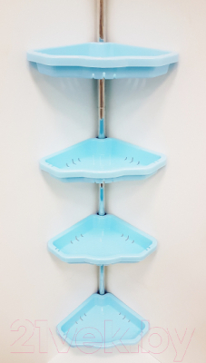 Полка для ванной Primanova M-N17-02 (голубой)