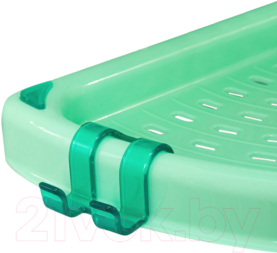 Комплект полок для ванной Primanova M-N01-05 (зеленый)