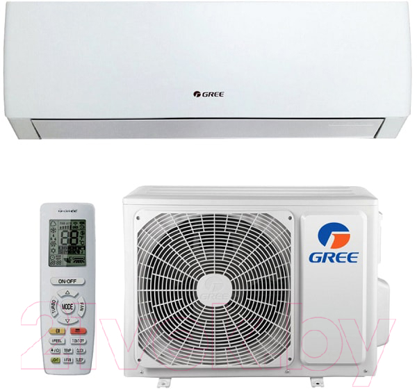 Сплит-система Gree Pular Inverter R32 GWH24AGDXE-K6DNA4C(1/4 1/2)