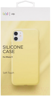 Чехол-накладка VLP Silicone Case для iPhone 11 / vlp-SC19-61YL (желтый)