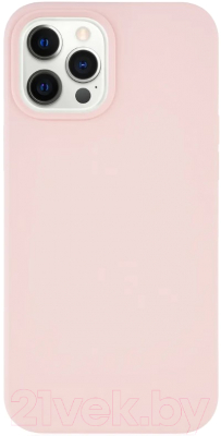 Чехол-накладка VLP Silicone Case для iPhone 12 ProMax / vlp-SC20-67LP (светло-розовый)