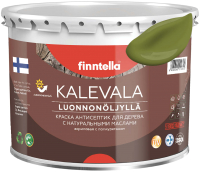 Краска Finntella Kalevala Матовая Ruoho / F-13-1-3-FL030 (2.7л, травяной зеленый) - 